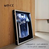 前開き式【LEDユニフォーム額】Mサイズ　通常アクリル仕様・UVアクリル仕様